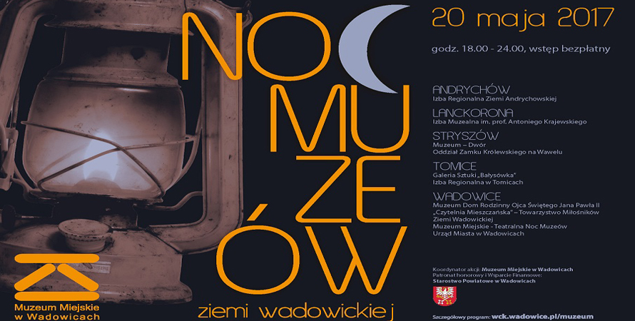 Siódma noc muzeów – zaproszenie do gminy Tomice