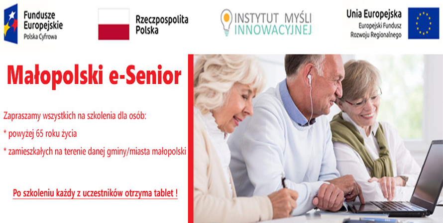 Projekt „Małopolski e-Senior” w Gminie Tomice