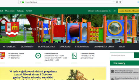 Portal www.tomice.pl w corocznej statystyce