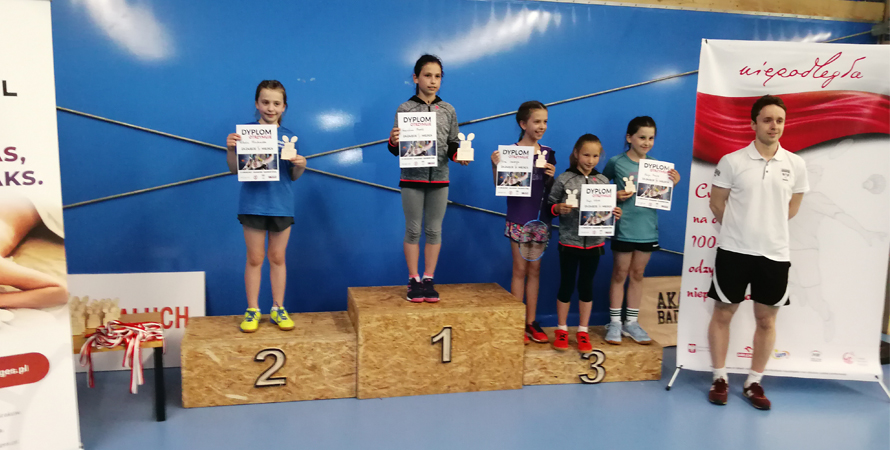 Kolejne medale badmintonistów