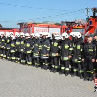 Druhowie strażacy ćwiczyli w Woźnikach
