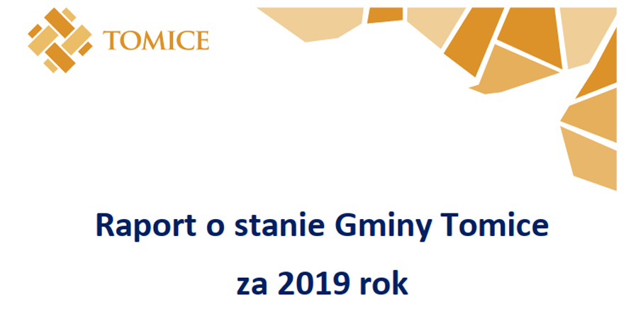 Raport o stanie gminy Tomice za rok 2019 – informacje o debacie publicznej