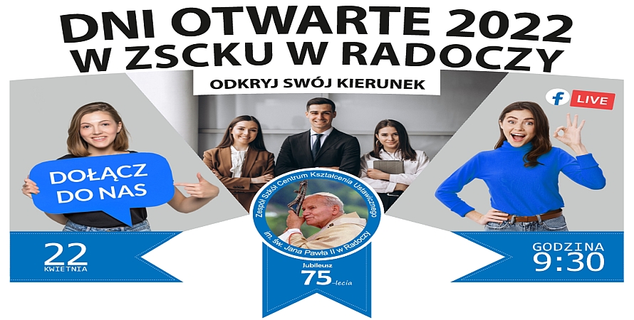 Zaproszenie na Dni Otwarte 2022 oraz 75-lecie Szkoły