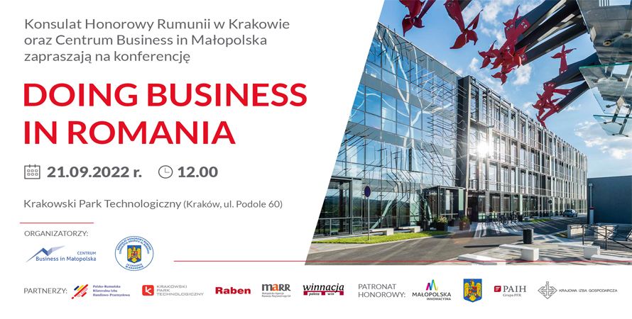 Zaproszenie na bezpłatną konferencję „Doing Business in Romania”