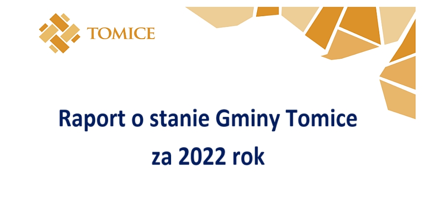Raport o stanie gminy Tomice za rok 2022 – informacje o debacie publicznej